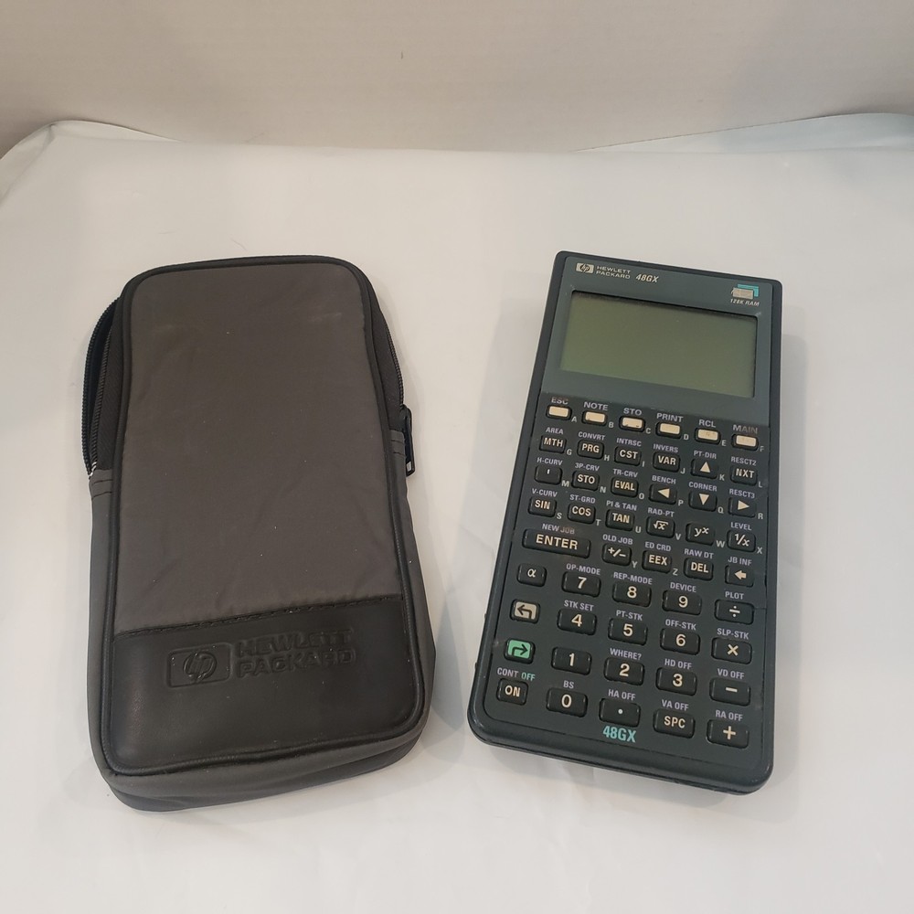 Hewlett Packard HP 48GX 128K Graphing Calculator – Needs Work – READ