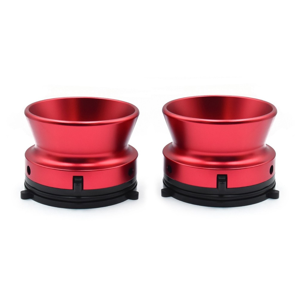 2x Red NAB Hub Adapters for TEAC Reel to Reel Tape Recorder 10.5&Prime;