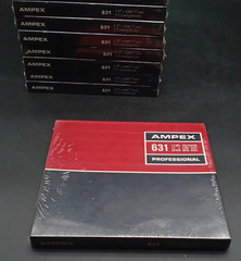 AMPEX 631 Reel to Reel Professional Recording Tape (lot of 11) 7&Prime; Reel ~ Sealed