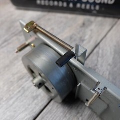 Tascam TSR-8 Reel to Reel – Transport Assembly w/ Flywheel Lift Pinch Roller Arm