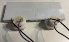TANDBERG TD20A VU METERS – PAIR, MINT CONDITION.