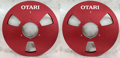 One Pair 10.5 » silver OTARI Tape reel High Quality Aluminum Take Up Reel