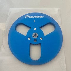 One Pair Pioneer silvery 7 » Tape Reel Light Metal Aluminum Take Up Reel