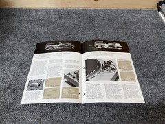 ⭐️ Original Technics SL-1700 Stereo Turntable Dealer Sales Brochure ⭐️