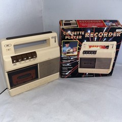1988 Nasta TAKE-A-LONG Portable Cassette Player Recorder Tape Boom Box