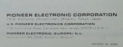 PIONEER CS-06 CS-R300 CS-R500 CS-R700 Speaker Service Manual Photocopy