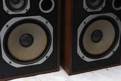 Pioneer HPM-60 Floor Standing Speakers Pair Walnut Cabinets 4-Way Vintage Hi-Fi