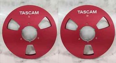 One Pair silvery TASCAM 10.5 » 1/4 Aluminum Reel to Reel Tape Reel RE-1400