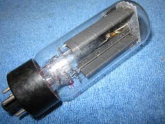 1961 RCA 5U4GB Tall Glass Single Mica Rectifier Tube TESTED 5U4 5AS4A