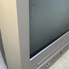 SV2000 WV20D5 20&Prime; Flat CRT TV Built-In DVD Player Combo Y2K – TESTED – No Remote