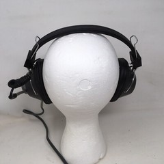 HTF Rare Vintage Audiotronics HSM-6 Headphone Microphone Set Made In Japan