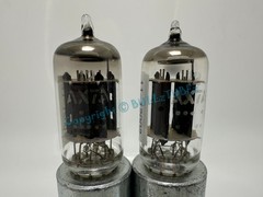 GE 12AX7A 1960&rsquo;s Short Gray Plate Tubes PLATINUM MATCHED on AT1000 ECC83