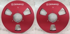 One Pair 10.5 » silver Pioneer Tape reel High Quality Aluminum Take Up Reel