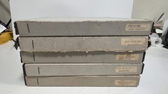 Lot Of 5 Ampex 406 Metal 1/4&Prime; Reel To Reels