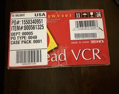 EMERSON EWV403 DA-4 4 HEAD VCR VHS PLAYER/RECORDER! NEW IN FACTORY SEALED BOX!