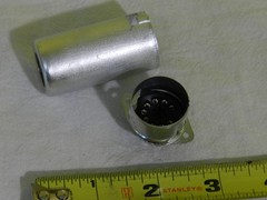 9 Pin Bakelite Preamp Vacuum Tube Socket W/Aluminum Shield
