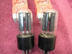 NOS NIB PAIR DUMONT 5Y3GT Rectifier Radio Audio TUBES 5Y3