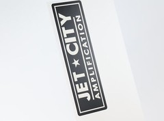 Jet City AMPLIFICATION badge Sticker Decal DIY waterproof 152mm(5.98&Prime;X44mm(1.73&Prime;