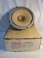 Vintage NOS CALRAD S-518 8&Prime; Volumetric P.M. Speaker 8 OHM 15W Japan OG BOX