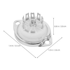 4 Pcs Easy Installation Vacuum Tube Socket Audio Equipment Accessory