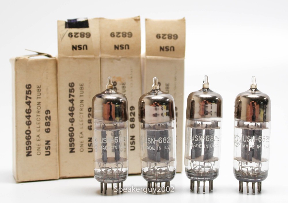 4 – GE General Electric USN-6829 Vacuum Tubes / KT1