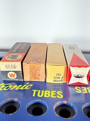 Lot of 4 Mix Brand 6BA6 Untested Tube