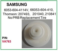 PRB VA763 VCR Gear for Samsung 605-604-114V 66053-604-410 and Others