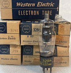 1- Western Electric 329A Vacuum Tube New In Box 7 Available