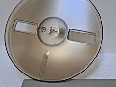 7&Prime; inch AMPEX 631 EMPTY TAKE-UP reel to reel + box for 4-track 3.75 ips 7.5 ips