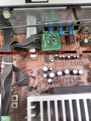 Vintage Marantz SR220 Stereo Receiver Silver Face – UNTESTED For Parts/Repair