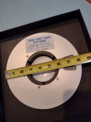 TEAC YTT 1244 Test Tape Reproducer Calibration 1&Prime; X 8&Prime; Metal Reel 15 IPS Align