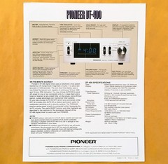 NOS Original Pioneer DT-400 Digital Timer Sales Brochure – Uncirculated