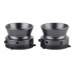 1-Pair 10 NAB Hub Adapters Polished Aluminum Reel Opener For Studer/ (Grey)