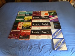 Lot Of 22 Premium Reel To Reel Tapes Tdk Maxwell Radio Shack Scotch
