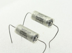 NOS Qty 2 Matched Pair 1960&rsquo;s West-Cap .047uF 400V Paper In Oil Capacitors USA