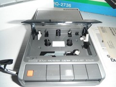 Panasonic RQ-2736 Portable Cassette Tape Recorder Original Packaging + cassette