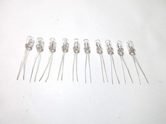 10 Grain of Wheat 8v 50ma 5mm X 10mm Stereo Dial & Indicator Lamp Bulbs