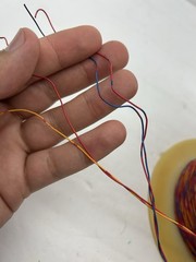 Vintage Multistrand Multicolor Metal Wire Spool – Partial