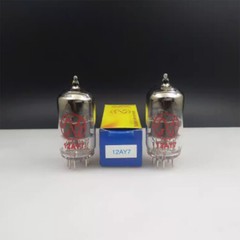 2pcs matched Audio Valve Vacuum Tube Slovakia JJ 12AY7 Silver plated pin