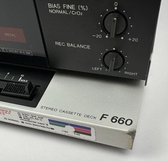 Vintage Aiwa AD-F660 3-Head Stereo Cassette Deck Recorder Player PARTS/REPAIR