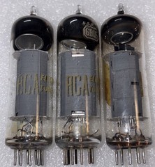 RCA 6BQ5 EL84 Vacuum Tubes Lot Of 3 TV7 Tested Strong