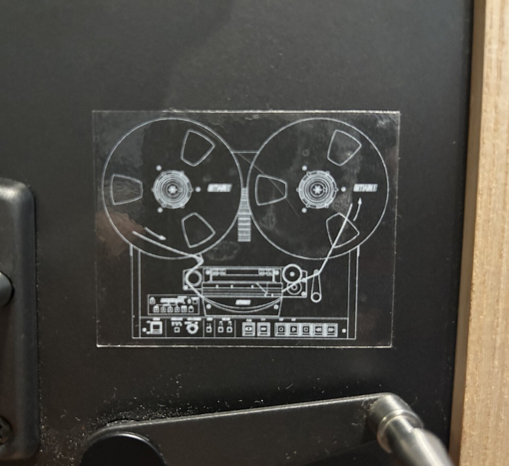 Otari MX-5050 BIII-2 Transport Threading Sticker