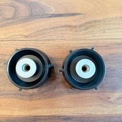 Pair VIF International 10.5&Prime; NAB Reel to Reel Hub Adapters USA