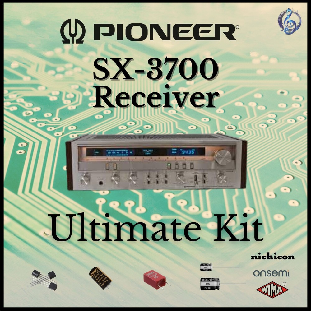 Pioneer SX-3700 Receiver Ultimate Upgrade Kit Genuine Parts Restoration