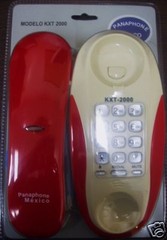 PANAPHONE KXT-2000 Shiny RED TELEPHONE Desk Phone MEXICO NEW