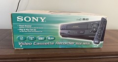 NEW Sony SLV-N55 Hi Fi Stereo Sound VCR Player With Remote NOS Sealed