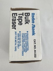 VINTAGE RADIO SHACK BULK MAGNETIC TAPE ERASER 44-232 W/ BOX & SAFETY INSTRUCTION