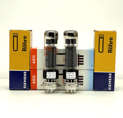 RFT EL34 Top « O » Getter Amplitrex Tested Matched within 8% Pair – NOS –