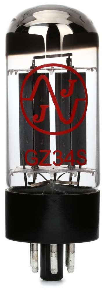 JJ GZ34 / 5AR4 Slovakia Rectifier Tube (2-pack) Bundle