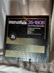 MAXELL UD-XL Pro 35-180B Reel-to-Reel Hi-Output Sound Recording Tape NEW SEALED